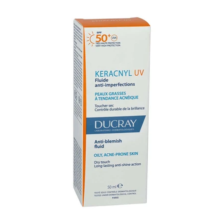 Ducray Keracnyl Anti-Imperfection Fluid SPF50+ Жирная кожа и кожа, склонная к акне 50 мл: цены и характеристики