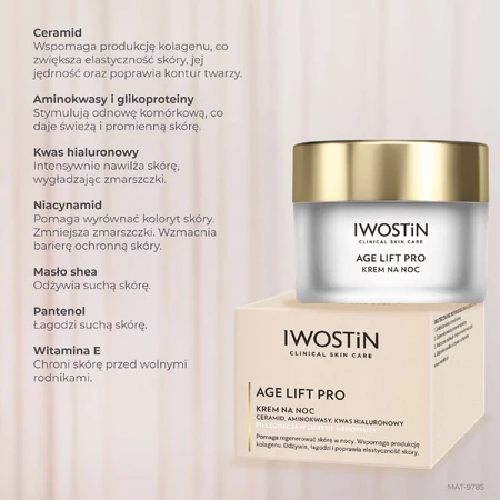 Iwostin Age Lift Pro, нічний крем, 50 мл: ціни та характеристики