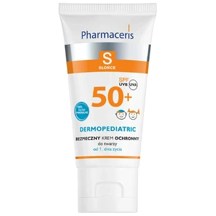 Pharmaceris S, безпечний крем для обличчя для дітей від народження, SPF 50+, 50 мл + сімейна гра Доббл безкоштовно