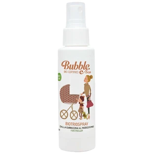 Bubble & Co, натуральний дезінфікуючий, розслабляючий та нейтралізуючий запах спрей для дитячих колясок, автокрісел та одягу, від народження, 100 мл