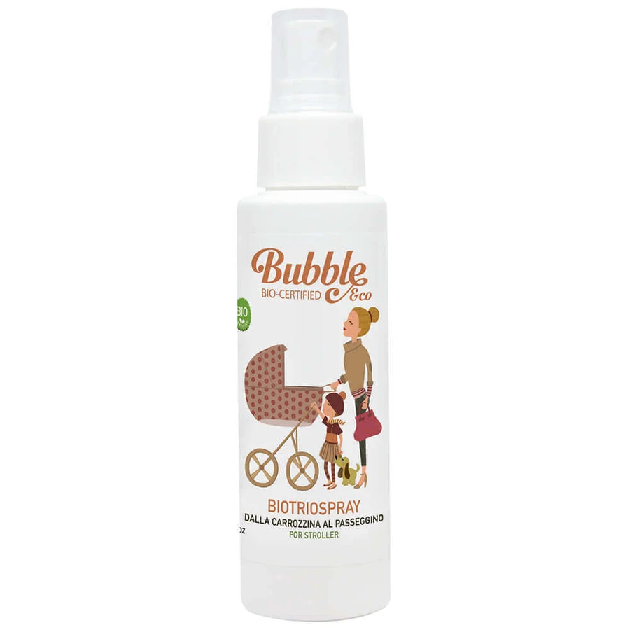 Bubble & Co, натуральний дезінфікуючий, розслабляючий та нейтралізуючий запах спрей для дитячих колясок, автокрісел та одягу, від народження, 100 мл: ціни та характеристики