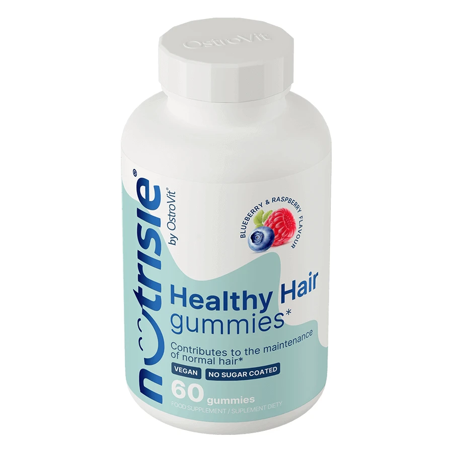 OstroVit Healthy Hair Koala Gummies, aromă de fruite de pădure și zmeură, 60 bucăți: ціни та характеристики