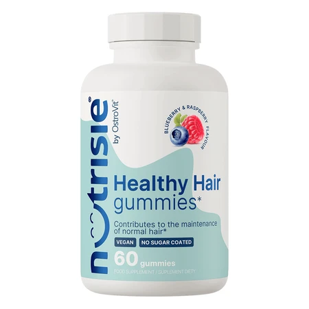 OstroVit Healthy Hair Koala Gummies, aromă de fruite de pădure și zmeură, 60 bucăți: ціни та характеристики