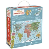 CzuCzu Puzzle explorers Карта світу, пазл для дітей, від 7 років, 300 елементів