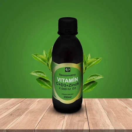 Healthy World Ліпосомальний вітамін С + цинк + D3 1×200 мл, вітамінна добавка: ціни та характеристики