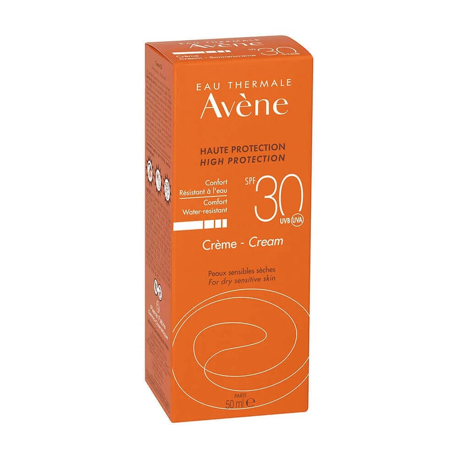 Avène Solari Крем с высокой степенью защиты Spf30 для чувствительной и сухой кожи 50 мл: цены и характеристики