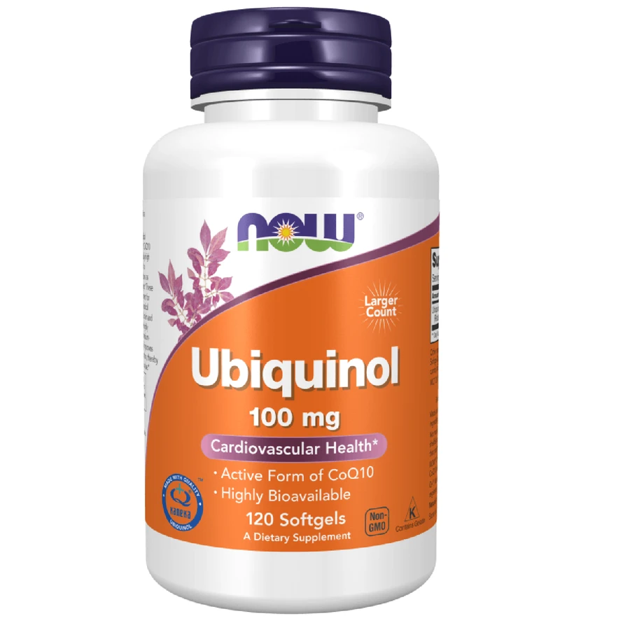 Now Foods Убіхінол 100 мг, коензим Q10, 120 капсул: ціни та характеристики