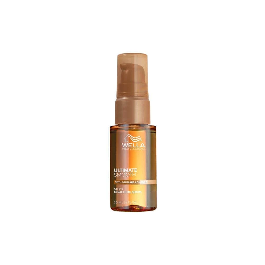 Сироватка Wella Professionals Ultimate Smooth Miracle Oil Сироватка для сухого, тьмяного або кучерявого волосся 30 мл: ціни та характеристики