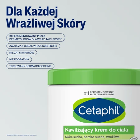 Cetaphil, зволожуючий крем для тіла, для всієї родини, 453 г + зволожуючий крем для обличчя з кислотою гіалуроновою, крем-ноапель, 48 мл безкоштовно: ціни та характеристики