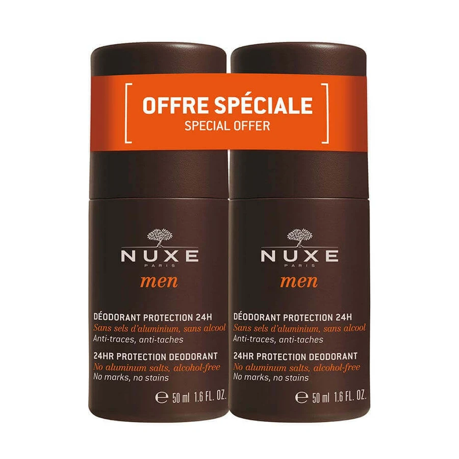 Nuxe Men Дезодорант 24 часа защиты 2х50 мл: цены и характеристики