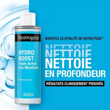 Neutrogena Hydro Boost Triple Action Мицеллярная вода с гиалуроновой кислотой 400 мл: цены и характеристики