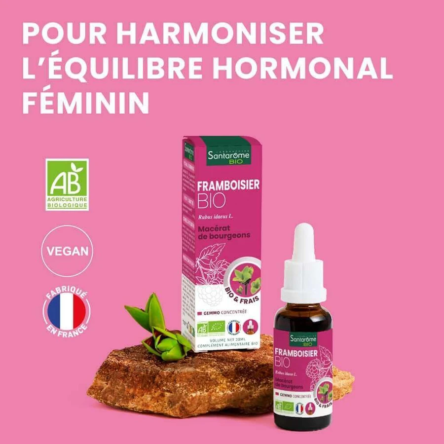 Santarome Organic Raspberry Gémmothérapie 30ml: цены и характеристики