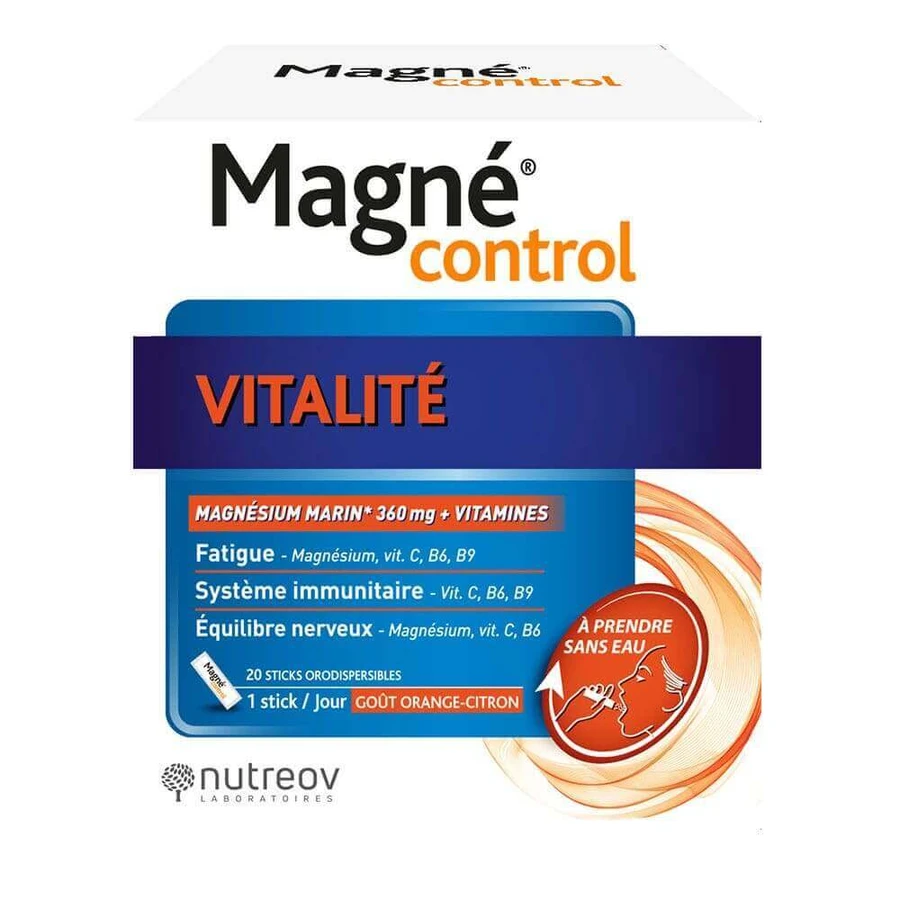 Nutreov Magne Control Vitality Aroma Апельсин Лимон 20 паличок: ціни та характеристики
