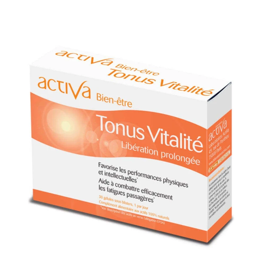 Activa Tonus Vitalite Libération prolongée 30 гелей: цены и характеристики