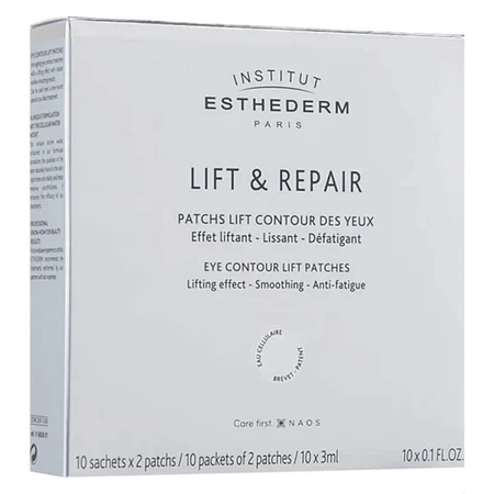 Esthederm Lift & Repair, патчі для підтяжки контуру очей, ліфтингові патчі для очей, 10 пакетиків: ціни та характеристики