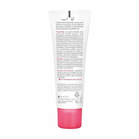 Заспокійливий активний крем BioDerma Crealine Захисний крем для чутливої та сенсибілізованої шкіри 40 мл: ціни та характеристики