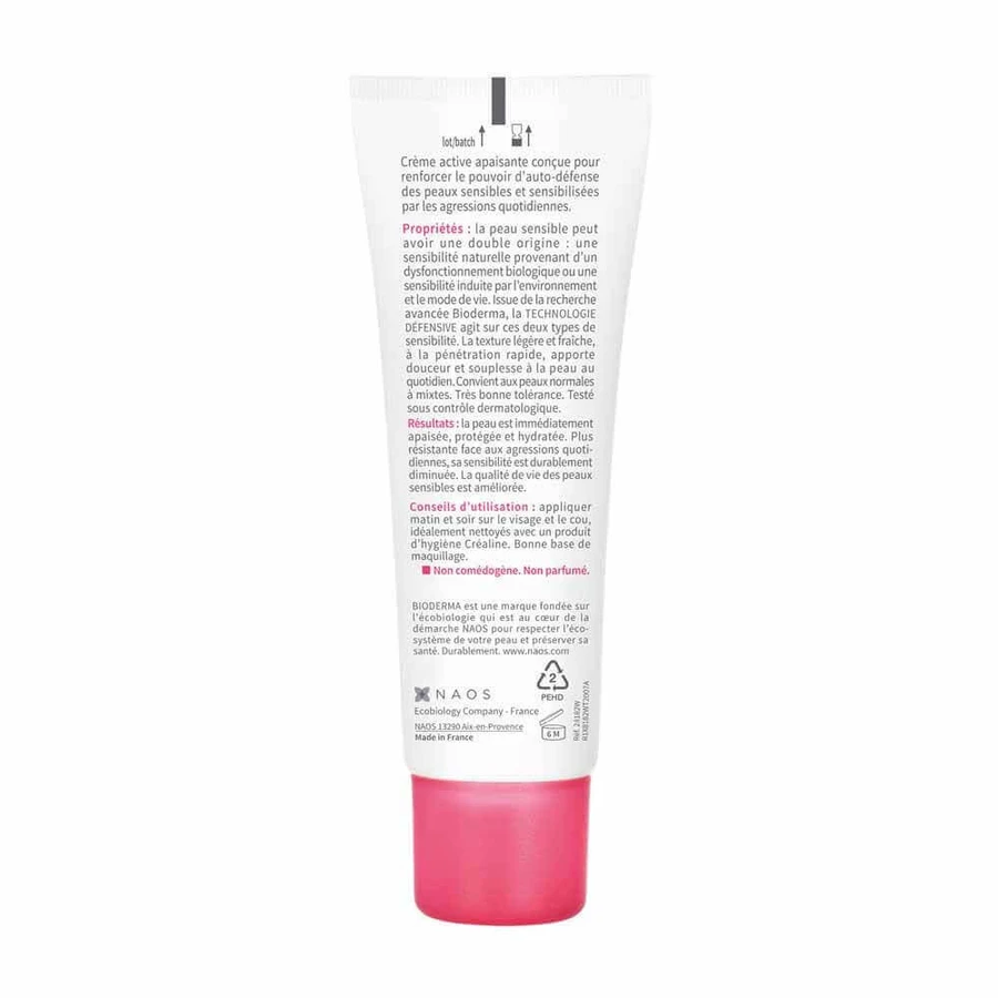 Заспокійливий активний крем BioDerma Crealine Захисний крем для чутливої та сенсибілізованої шкіри 40 мл: ціни та характеристики