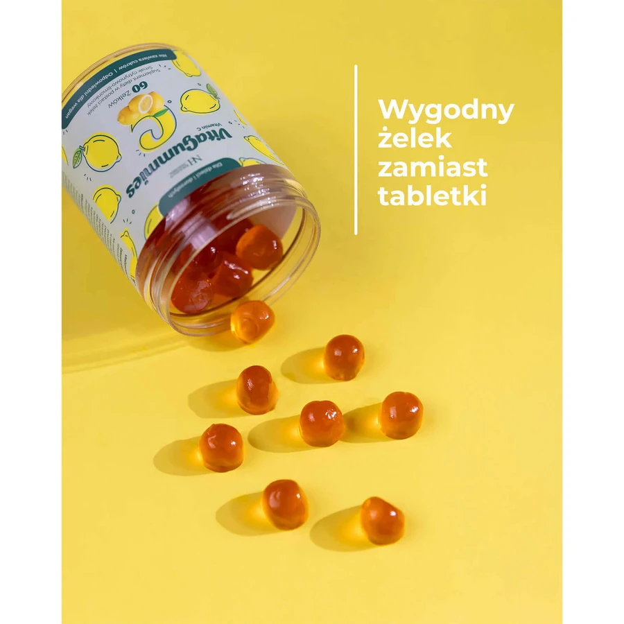 Noble Health VitaGummies Витамин C, со вкусом лимонного лайма, 60 шт.: цены и характеристики