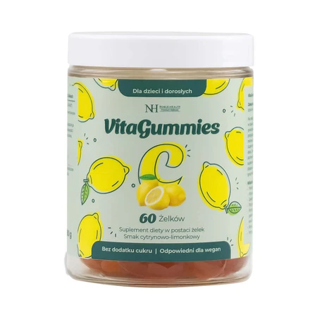 Noble Health VitaGummies Витамин C, со вкусом лимонного лайма, 60 шт.: цены и характеристики