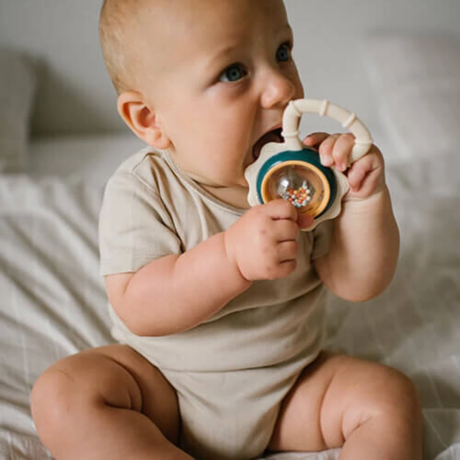 BabyOno, брязкальце з прорізувачем, від 3 місяців, 1 шт.: ціни та характеристики