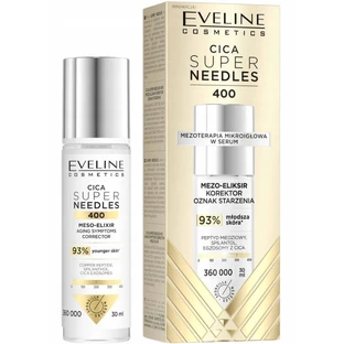 Eveline Cosmetics Super Needles Cica 400 Meso-elixir, corector al semnelor de îmbătrânire, 30 мл