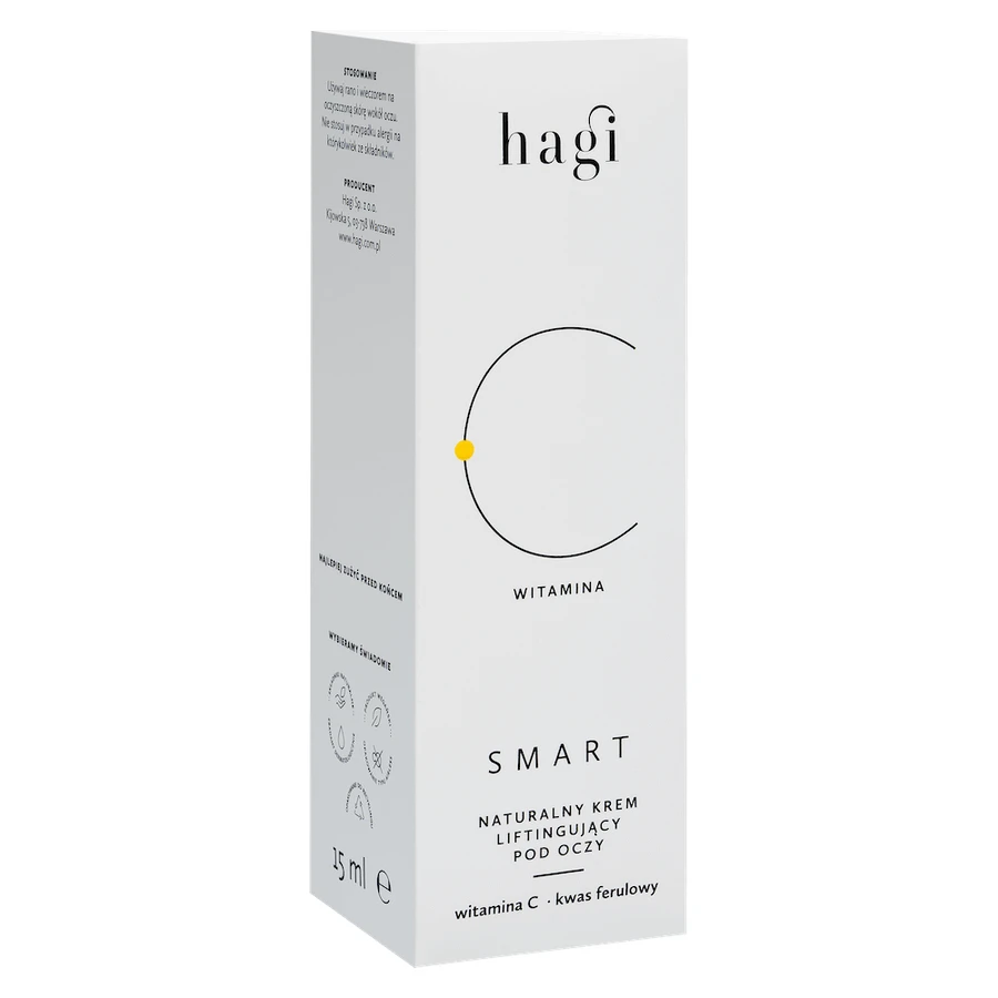 Набір Hagi Smart C, крем для підтяжки шкіри навколо очей з вітаміном С, 15 мл + Smart B, крем для обличчя з натуральним бумбаком, заспокійливий, 100 мл за 1 пенні: ціни та характеристики
