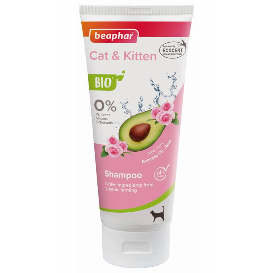 Beaphar (Беафар) Bio Shampoo Cat & Kitten - Шампунь для взрослых кошек и котят, 200 мл: цены и характеристики