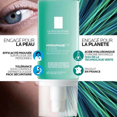 La Roche-Posay Hydraphase Легкий увлажняющий крем для лица с гиалуроновой кислотой HA 50 мл: цены и характеристики