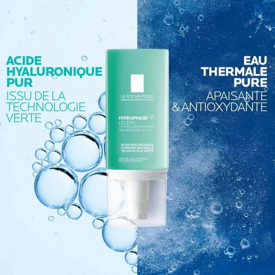 La Roche-Posay Hydraphase Легкий увлажняющий крем для лица с гиалуроновой кислотой HA 50 мл: цены и характеристики