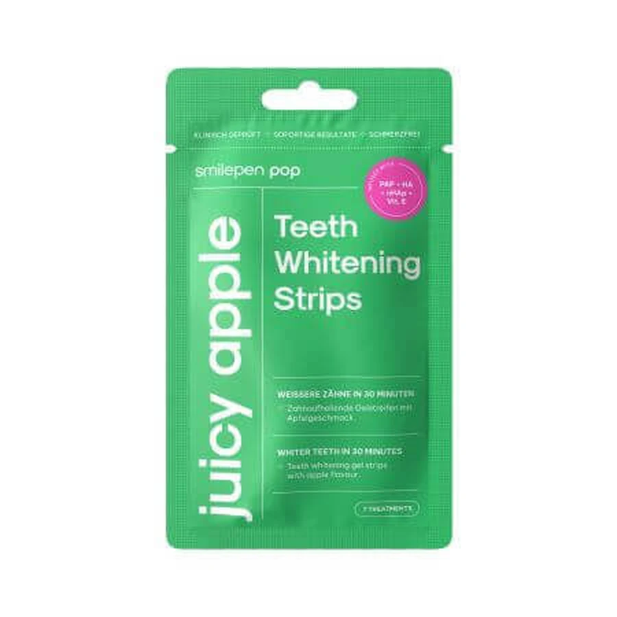 Смужки для відбілювання зубів, Pop Juicy Apple, 7х2 шт, Smilepen Pop: ціни та характеристики