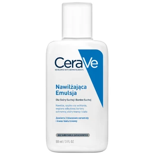 CeraVe, увлажняющая эмульсия, сухая и очень сухая кожа, 88 мл