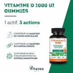 Vitavea Santé Vitamine D 1000 IU Défenses naturelles et capital osseux 30 gommine: цены и характеристики