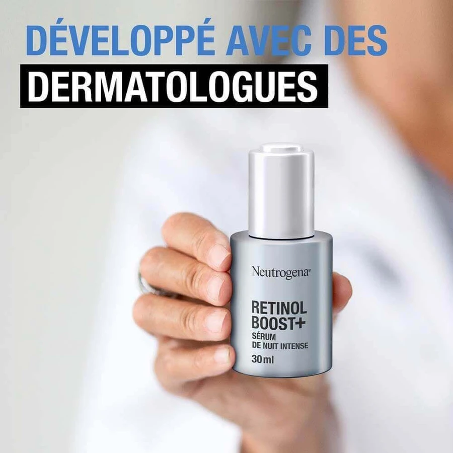 Інтенсивна нічна сироватка з ретинолом Neutrogena Retinol Boost 30 мл: ціни та характеристики