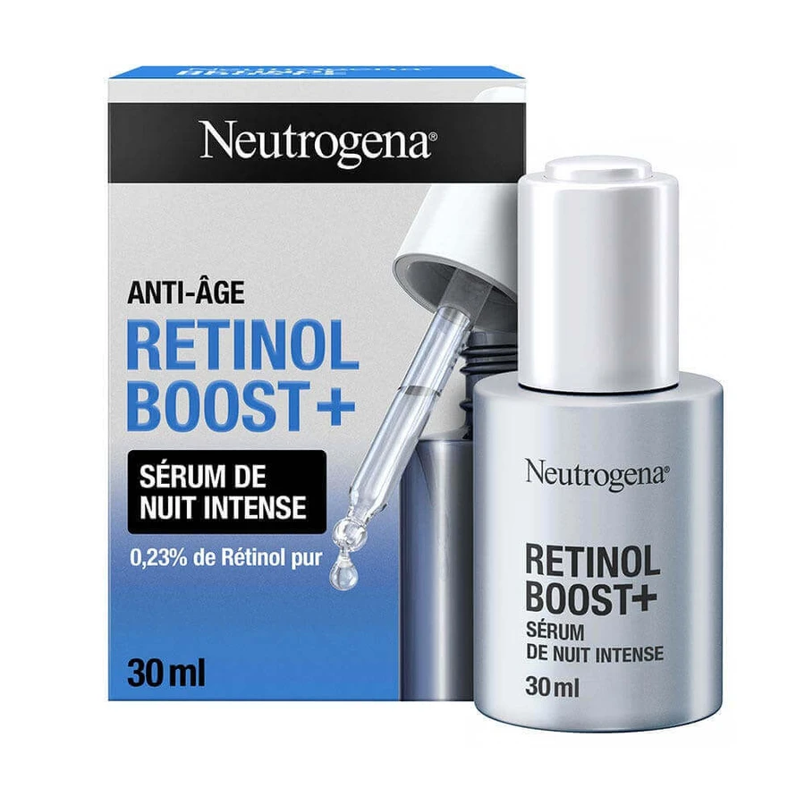 Інтенсивна нічна сироватка з ретинолом Neutrogena Retinol Boost 30 мл: ціни та характеристики