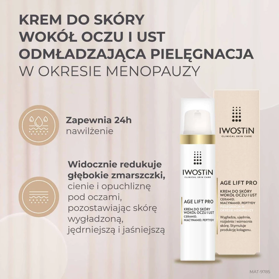 Iwostin Age Lift Pro, крем для повік та губ, 15 мл: ціни та характеристики