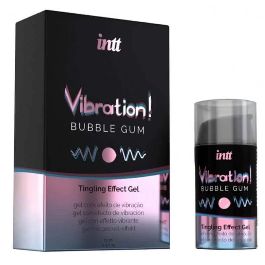 Intt Vibration!, стимулирующий гель с вибрирующим эффектом, жевательная резинка, 15 мл: цены и характеристики