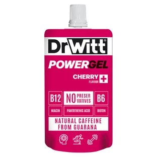 DrWitt Powergel, енергетичний гель, вишня, 100 г