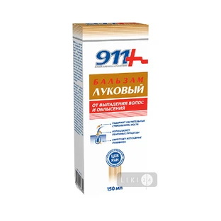 Бальзам для волосся 911 Ваша служба порятунку Цибулевий проти облисіння і випадіння волосся 150 мл