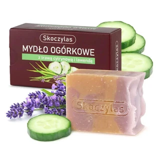 Skoczylas, огуречное мыло с лемонграссом и лавандой, 100 г