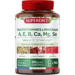 Superdiet Мультивитамины и минералы A E B Ca Mg Se Иммунная защита и усталость 150 капсул: цены и характеристики
