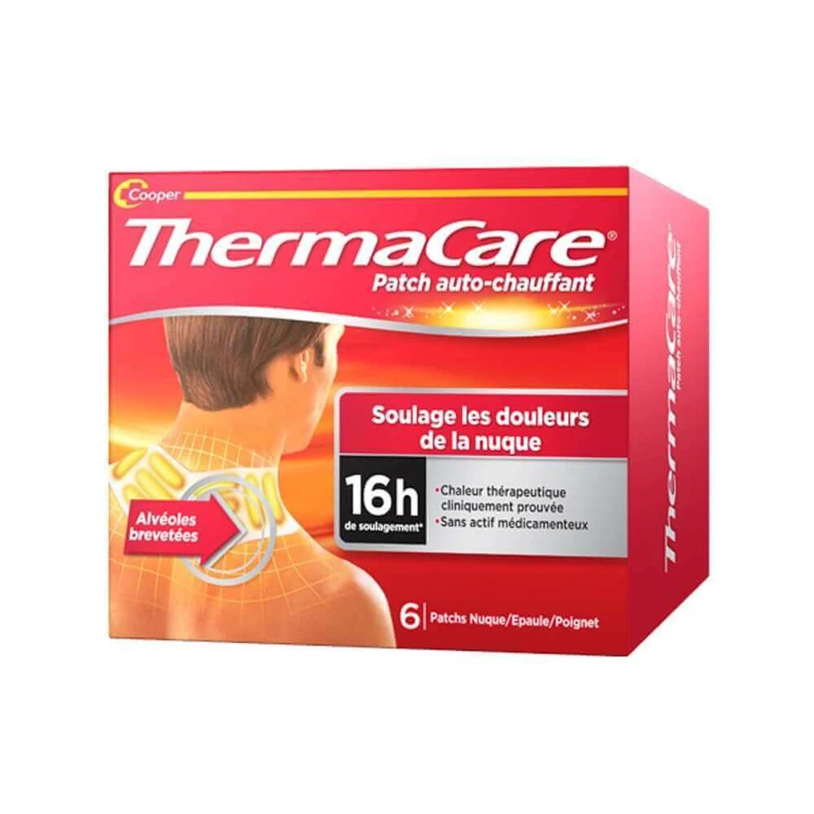 Самонагревающийся пластырь Thermacare для шеи, плеч и запястий x6: цены и характеристики