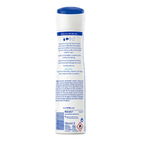 Nivea Derma Control Defend, антиперспирант, спрей, 150 мл: цены и характеристики
