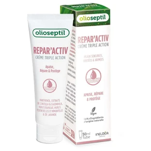 Крем потрійної дії Olioseptil Repar'Activ 50мл