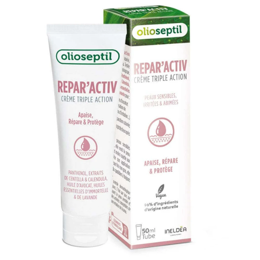 Крем потрійної дії Olioseptil Repar'Activ 50мл: ціни та характеристики