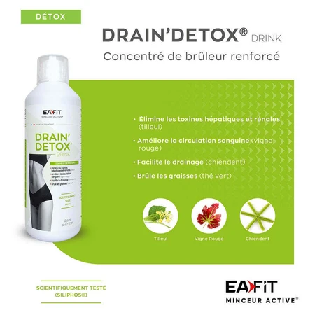 Eafit Detox Дренажный детоксикант 500 мл: цены и характеристики