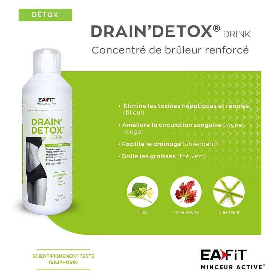 Eafit Detox Дренажный детоксикант 500 мл: цены и характеристики
