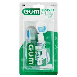 Дорожный набор GUM, набор для ухода за полостью рта для путешествий