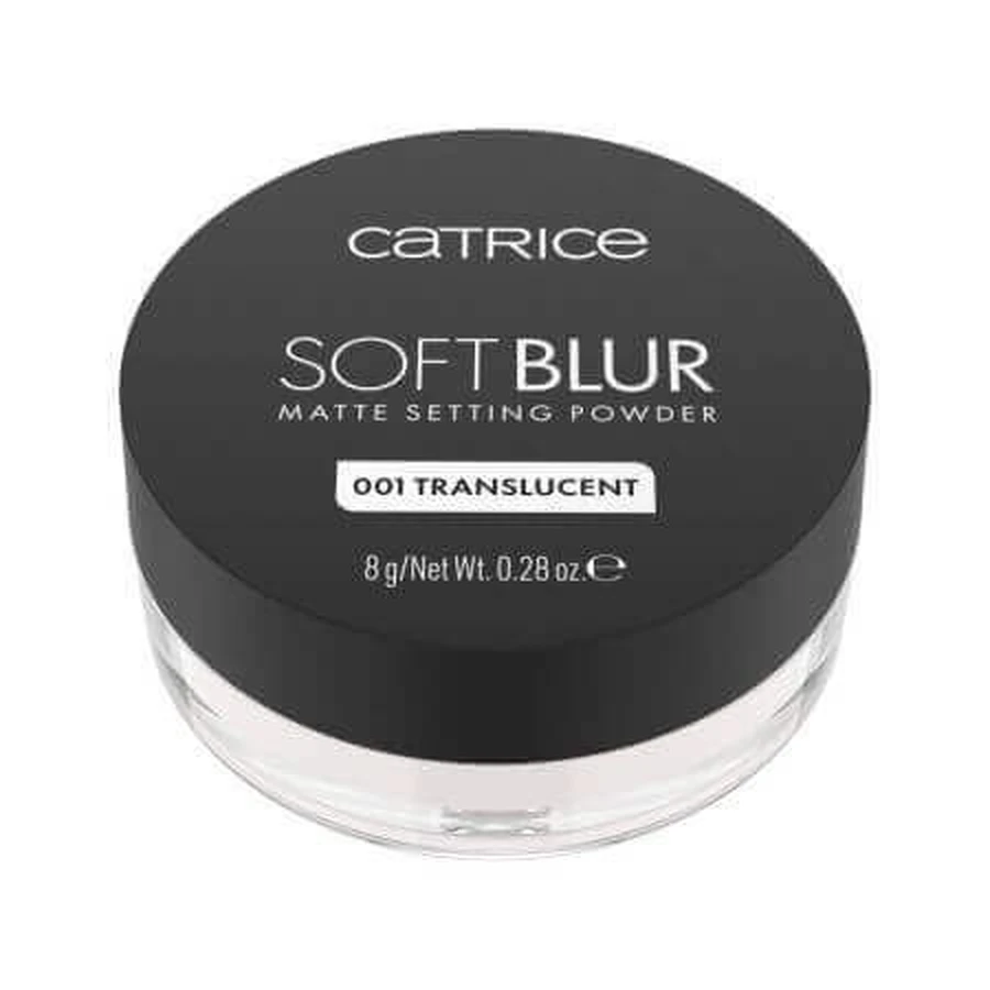 Матирующая пудра, 001 полупрозрачная, Soft Blur Matte Setting Powder, 8 г, Catrice: цены и характеристики