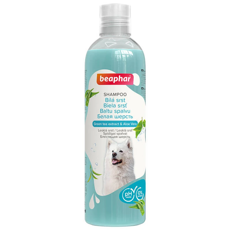 Beaphar (Беафар) Green Tea&Aloe - Шампунь з зеленим чаєм та алое для собак з білою шерстю, 250 мл: ціни та характеристики