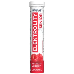 ActivLab Pharma Elektrolity Senior, малина, 20 шипучих таблеток